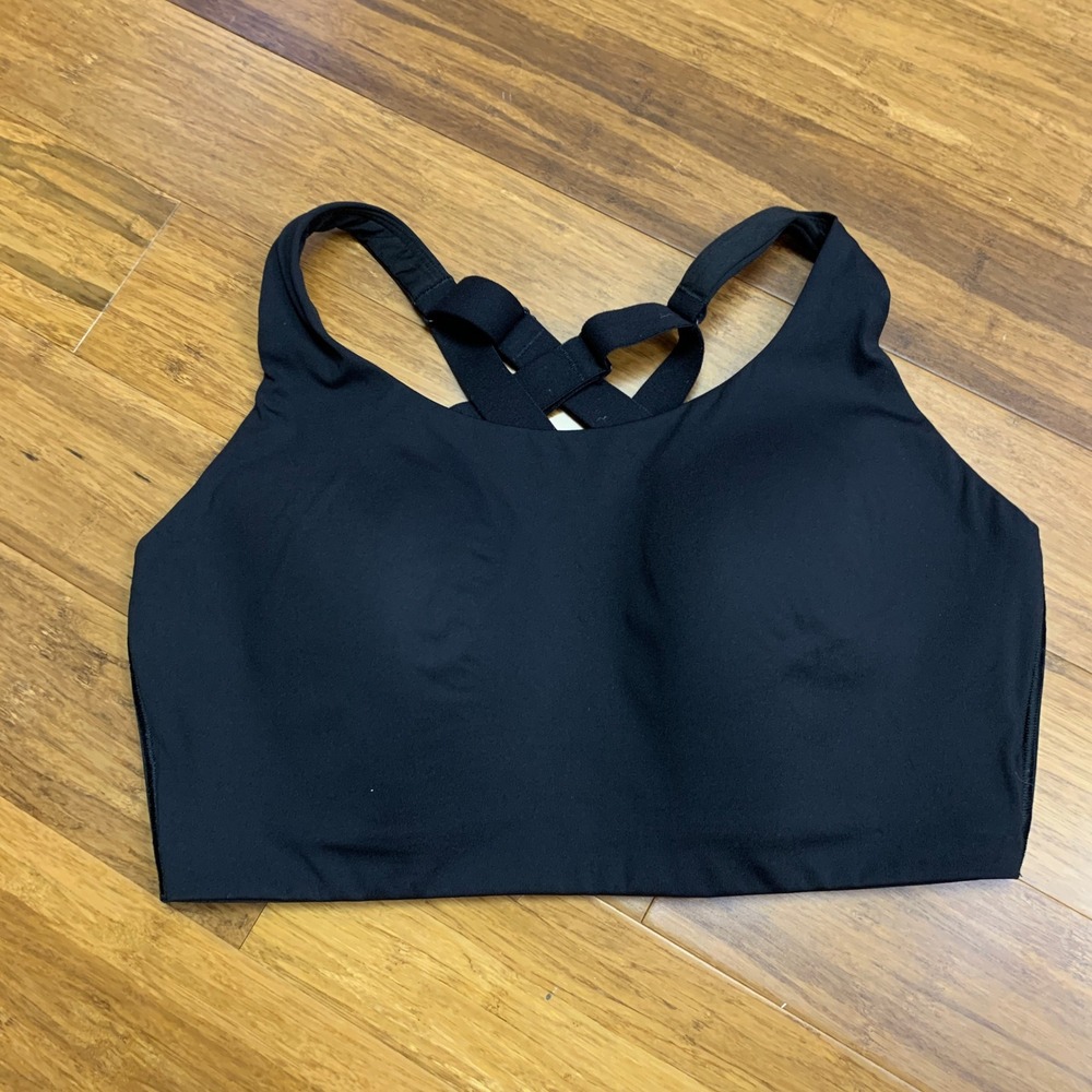 lululemon athletica Black Sports Bra with Crisscross Back